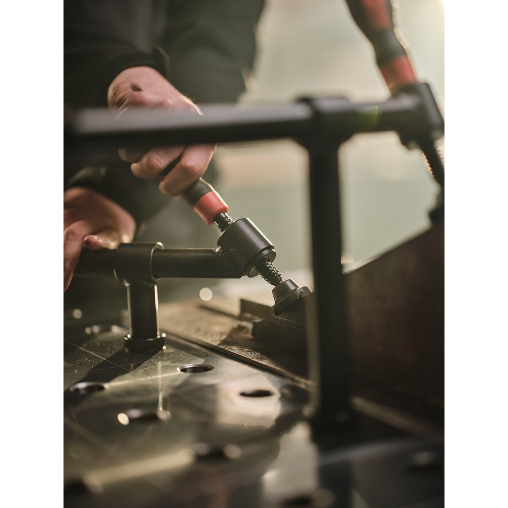 Morsetto a vite per tubi da tavolo di saldatura 45° / Sistema 28