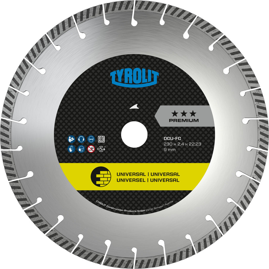 Dry cutting saw blade Premium*** DCU-FASTCUT