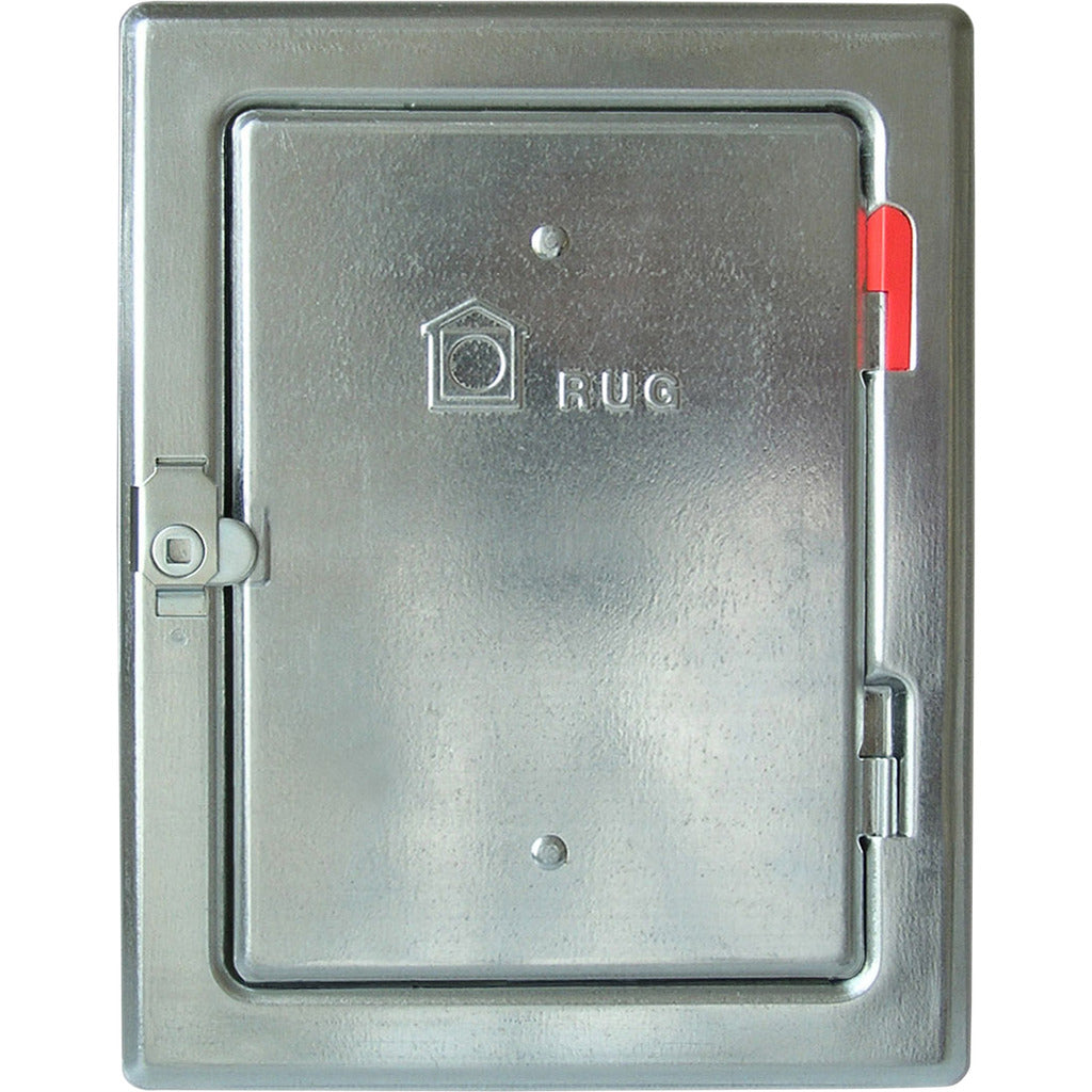 Porta del camino a tenuta di gas con serratura quadrata