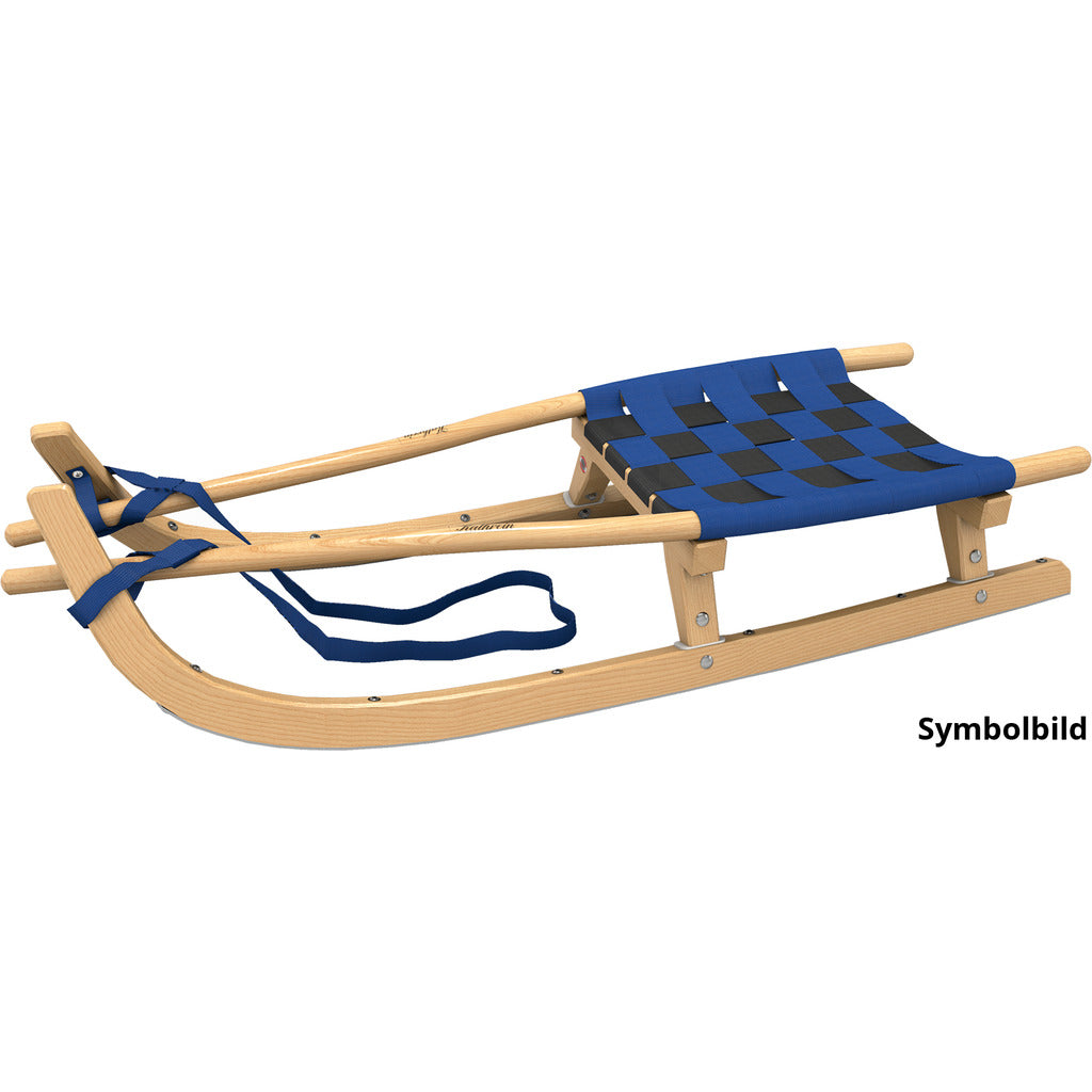 Touring toboggan single-seater sports version with belt seat