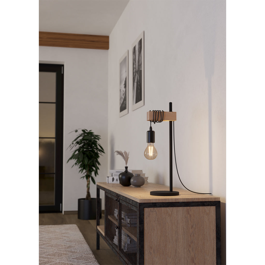 Eglo table lamp TOWNSHEND / black