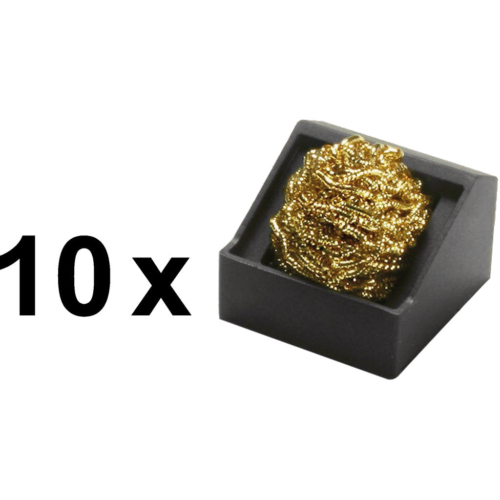 Dry sponge with holder / pack of 10