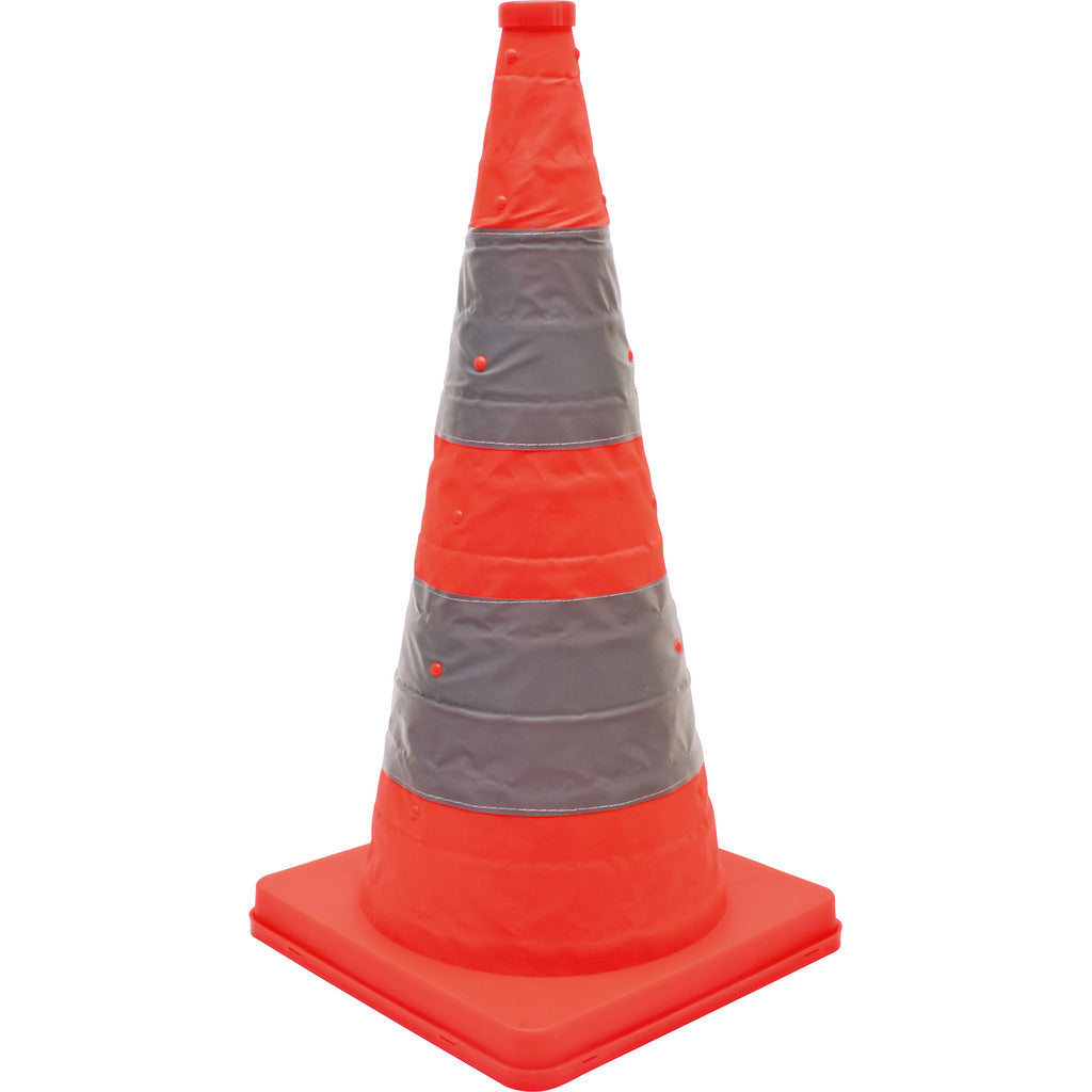 Folding traffic cones