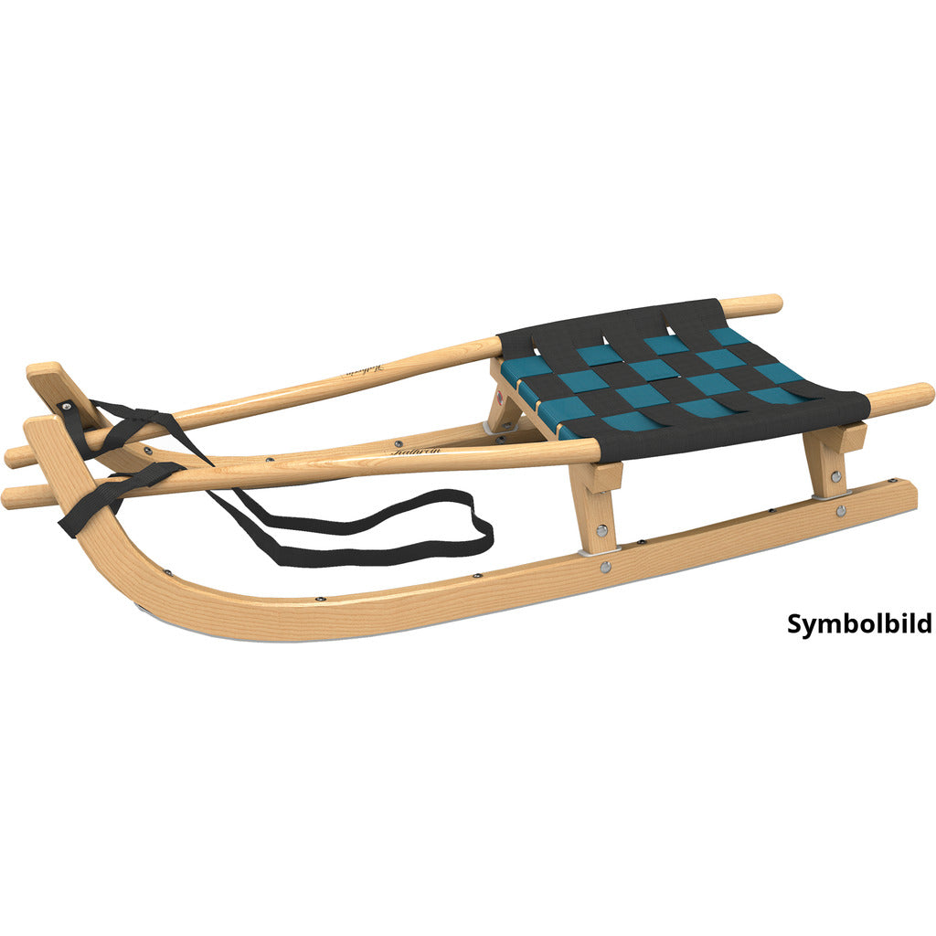 Touring toboggan single-seater sports version with belt seat