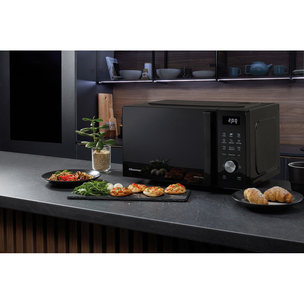 Stand-Mikrowelle mit Grill H20MOBSD1HG