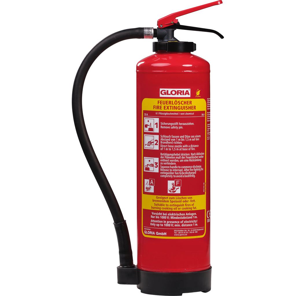 Grease fire rechargeable fire extinguisher FA / portable