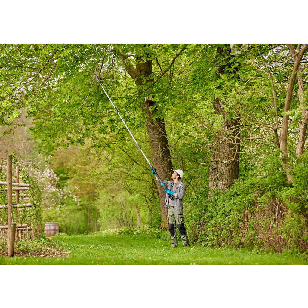 Forbici telescopiche a batteria Gardena HighCut 360/18V P4A / Pronte all'uso / Set