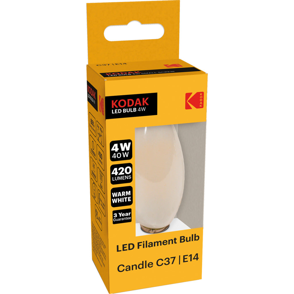 Filamento a candela LED - C37 / E14