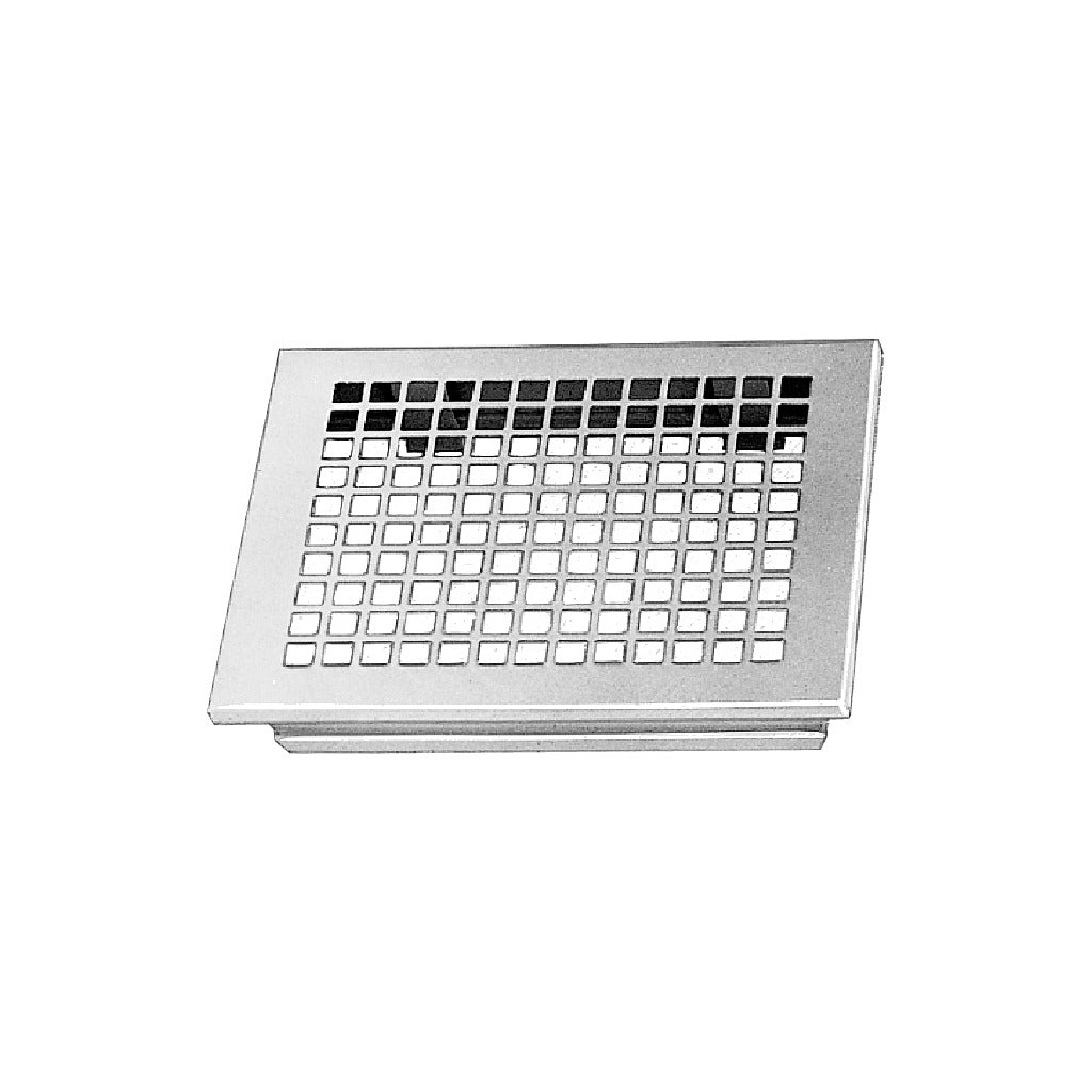 Ventilation grille with mounting frame