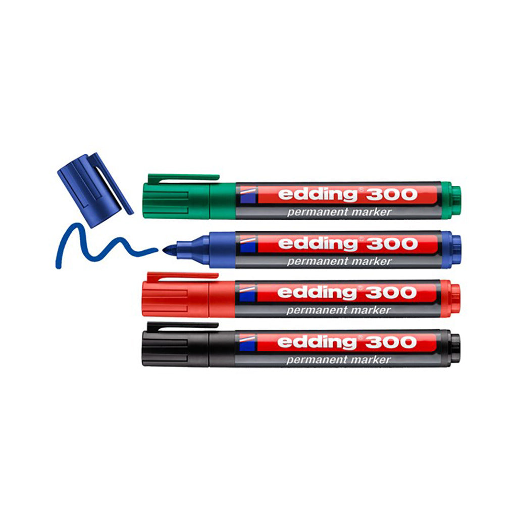 Permanent Marker 4er Set mit Rundspitze