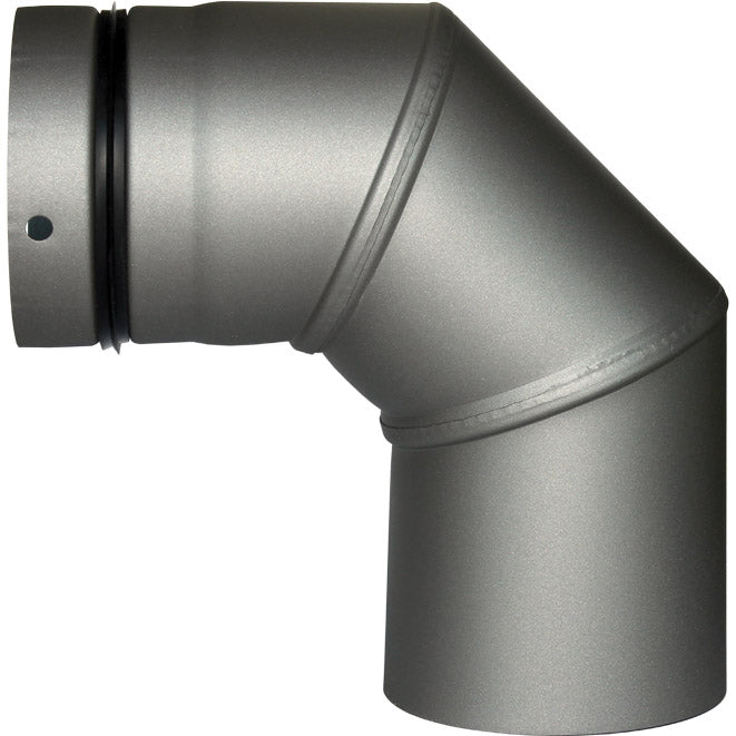 Curva per canna fumaria Rika per stufe a pellet