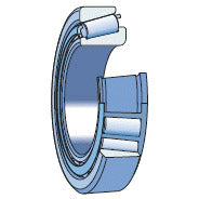 Kegelrollenlager, einreihig, metrisches Lager