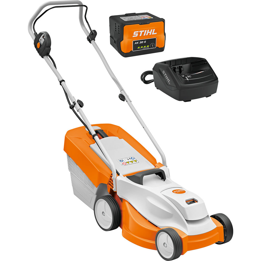 Stihl cordless lawn mower set RMA 235 / with AK 30 S battery and charger