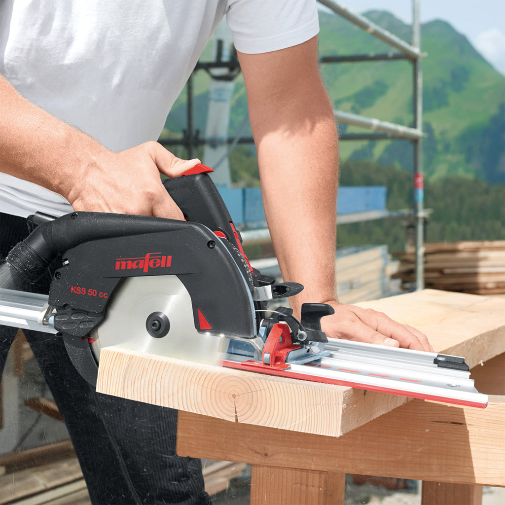 Kappschienen-Säge KSS 50 cc im Transportkoffer