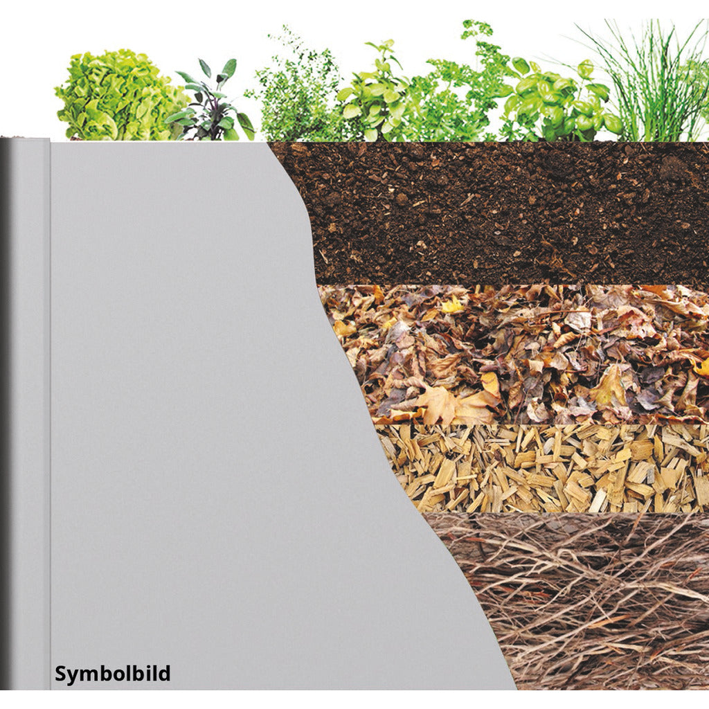 letto rialzato biohort 2 x 1 con sistema Gardena Micro-Drip