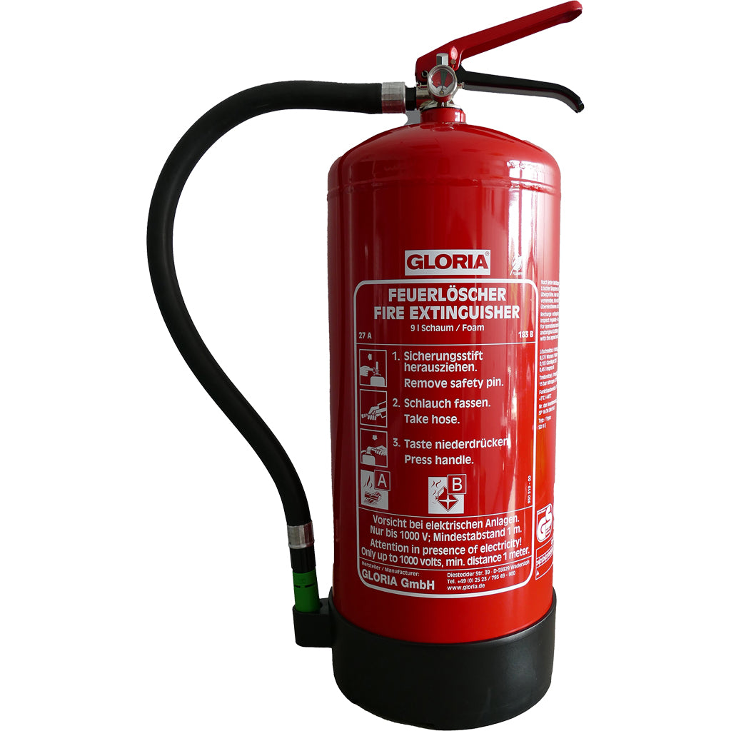 Foam permanent pressure fire extinguisher SD 9 E / fluorine-free foam