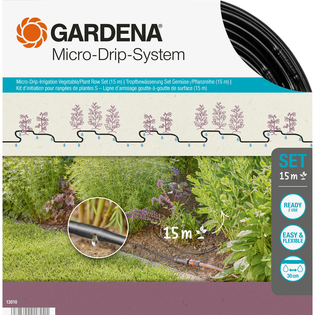 Gardena drip irrigation / set / vegetable / plant row