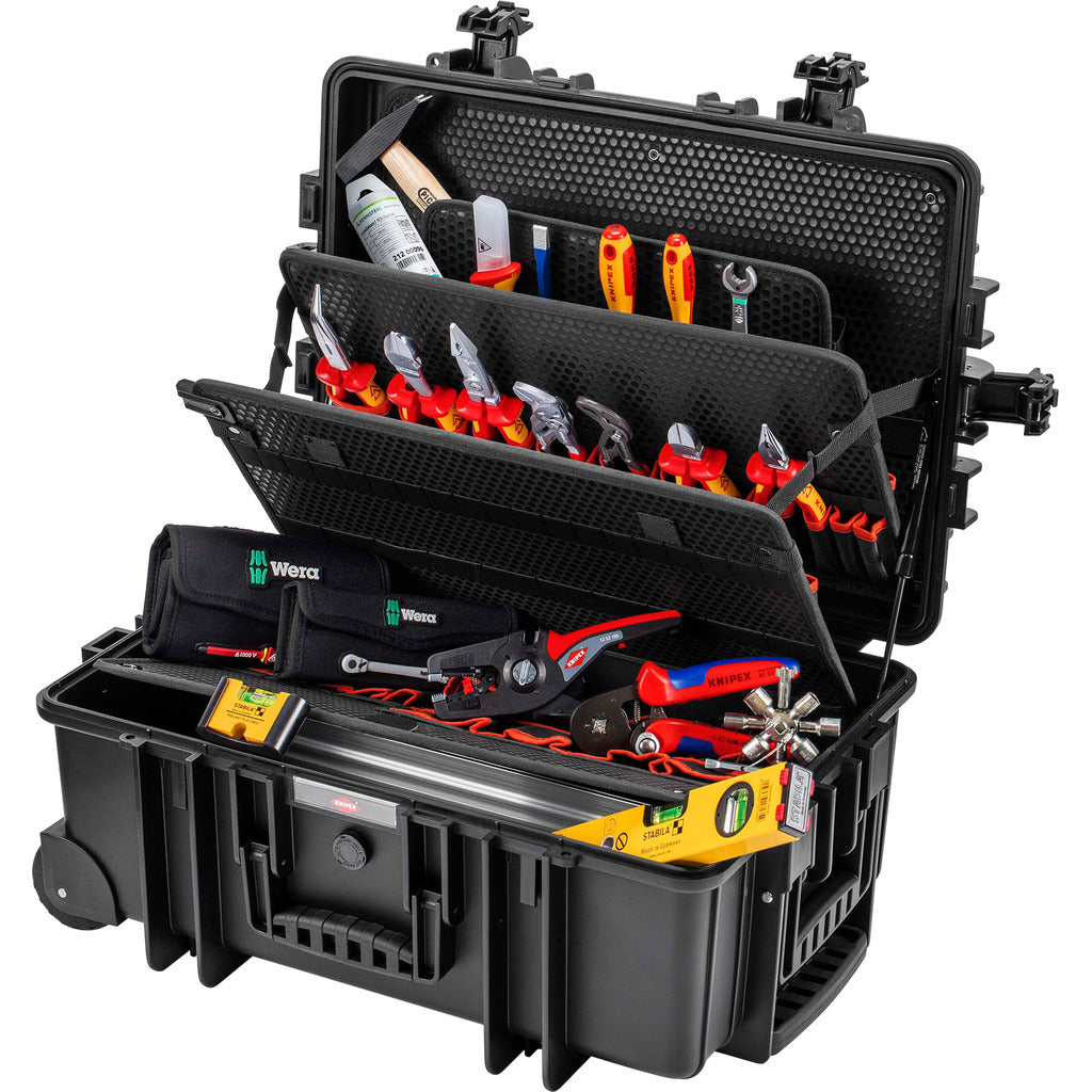 Knipex tool case "Robust45 Move" electric / 63 pieces