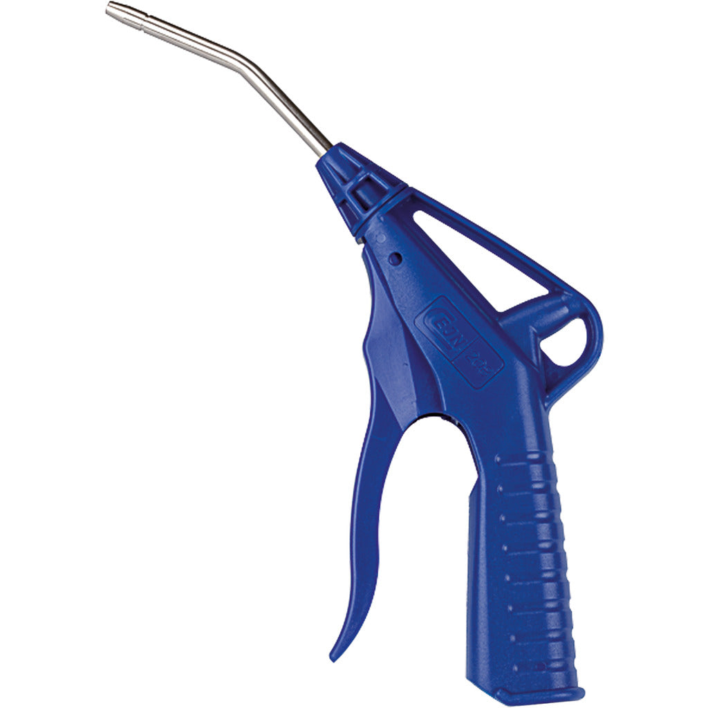 Dosable blow gun / continuously adjustable