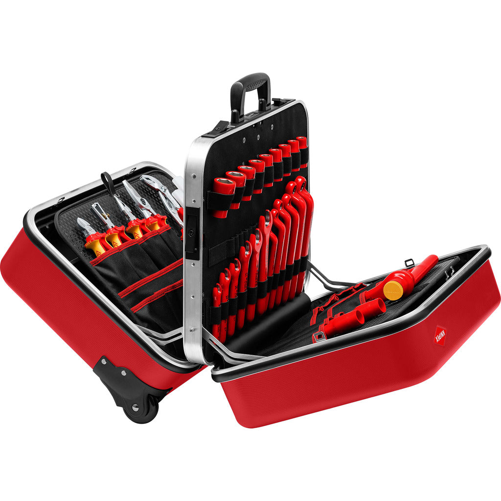 Knipex tool case "BIG Twin Move RED" Electrical Competence / 42 pieces