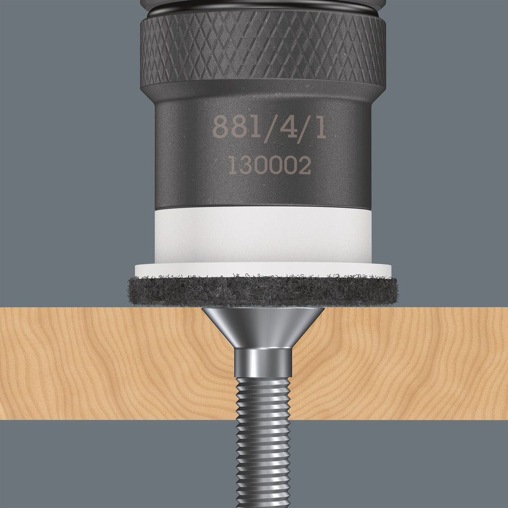 Bit holder 881/4/1 SB with variable screw-in depth limitation