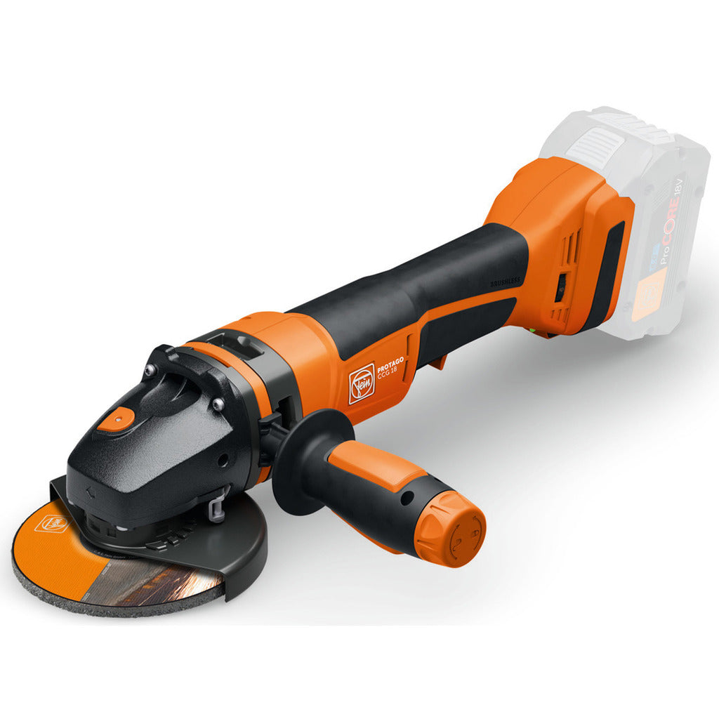 Cordless angle grinder CCG 18-125-10 PD-SEC AS Select PROTAGO