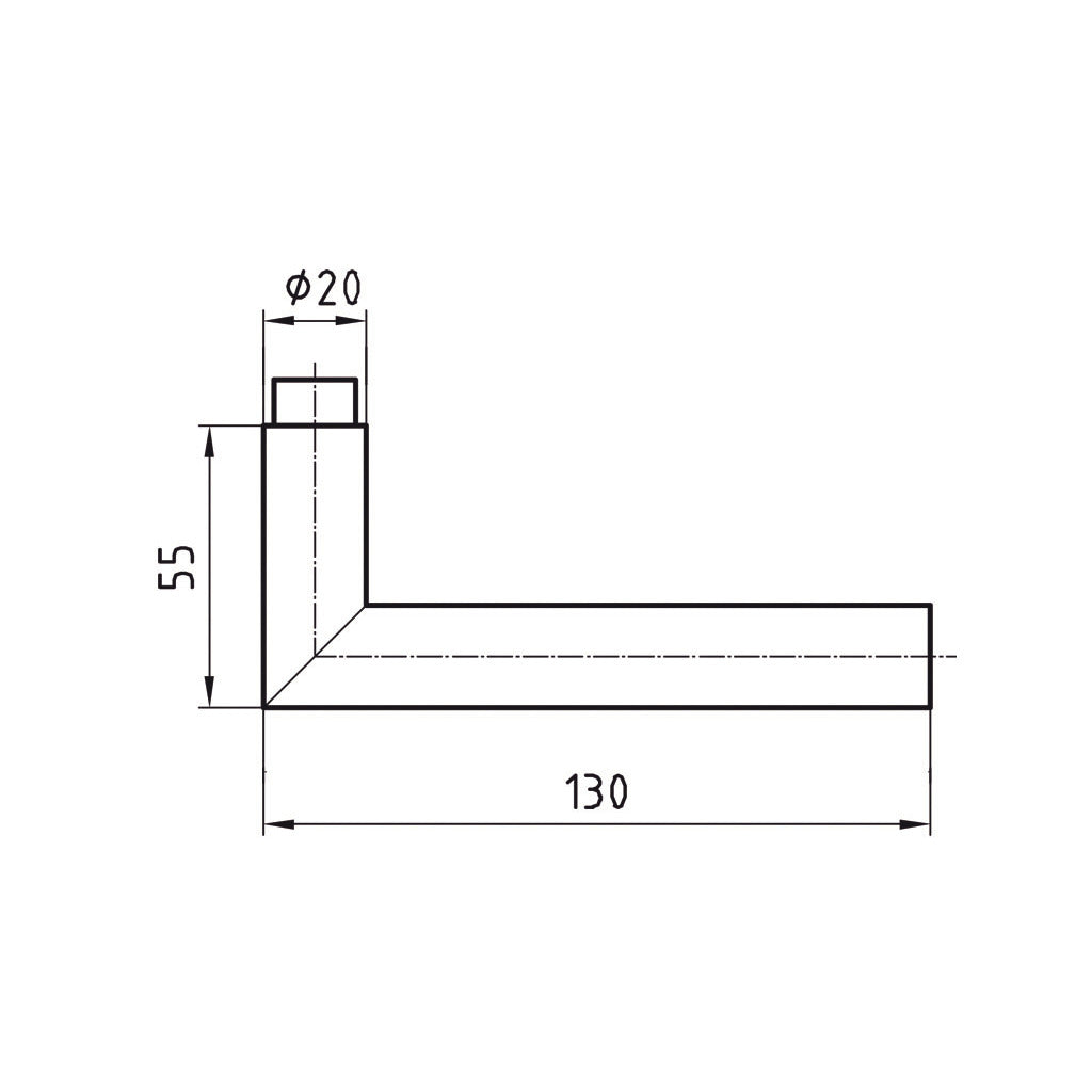 Handle hole part model Commercial 5078