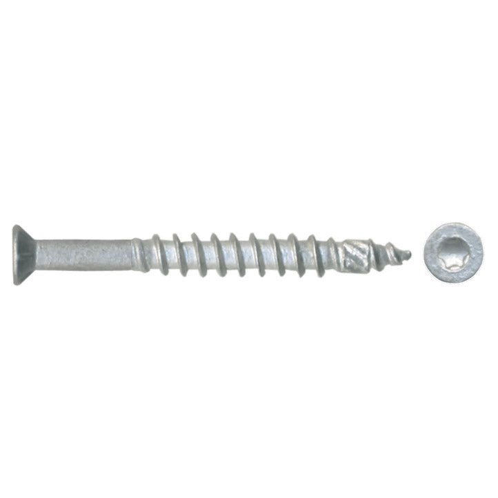 Terrace screw Dribo countersunk head stainless steel A4