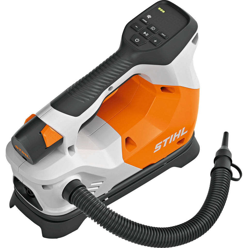 Stihl KOA 20 cordless compressor with AS 2 battery and charger