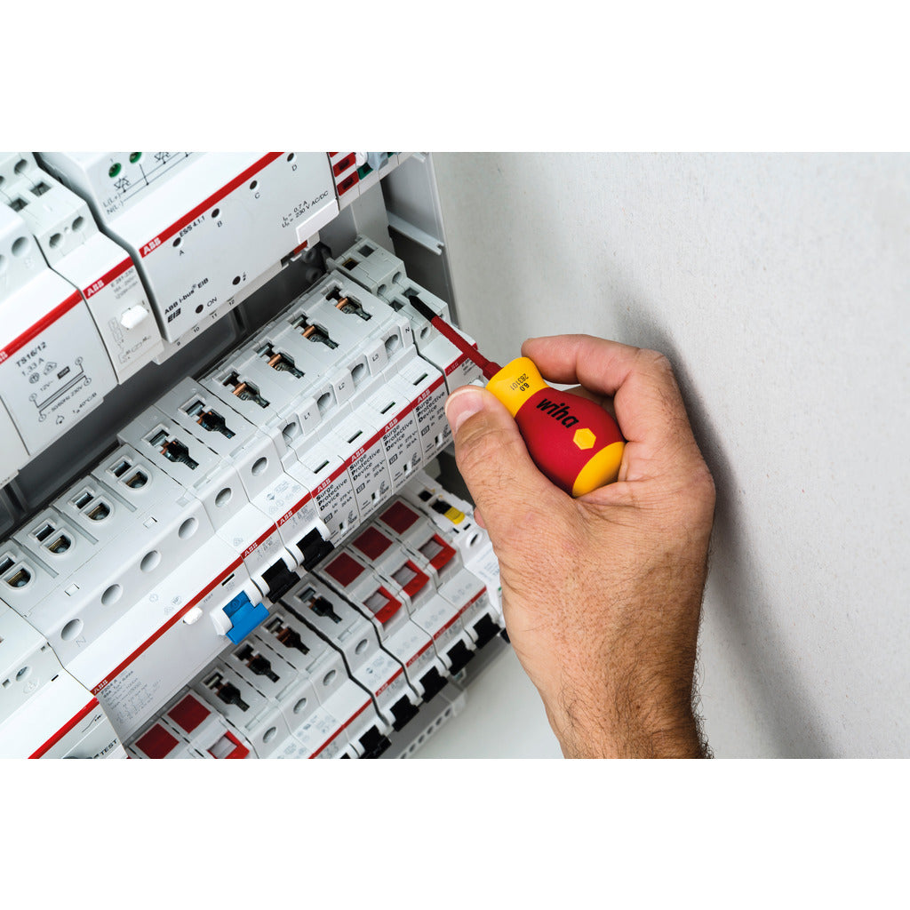 Screwdriver with bit holder set electric slimVario 4-piece with slimBits