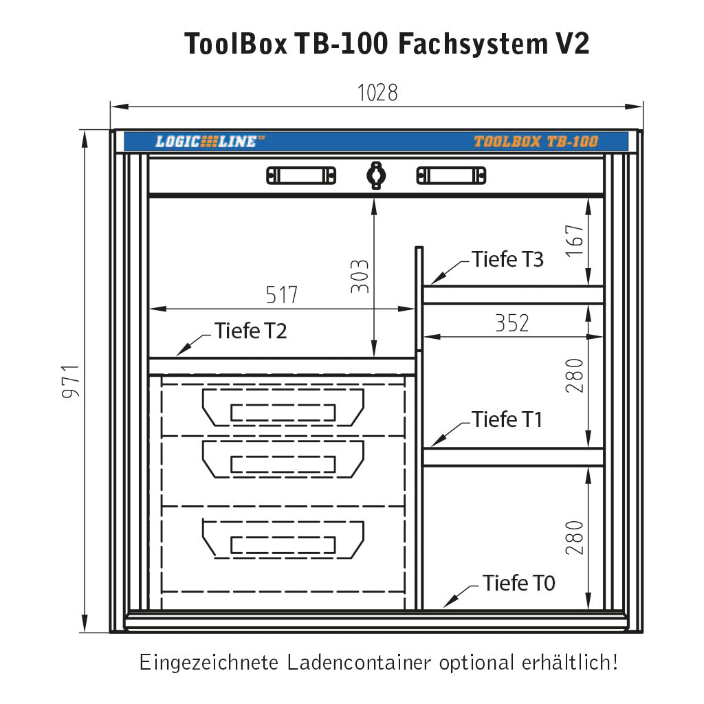 Sistema di scomparti ToolBox TB-100 V2