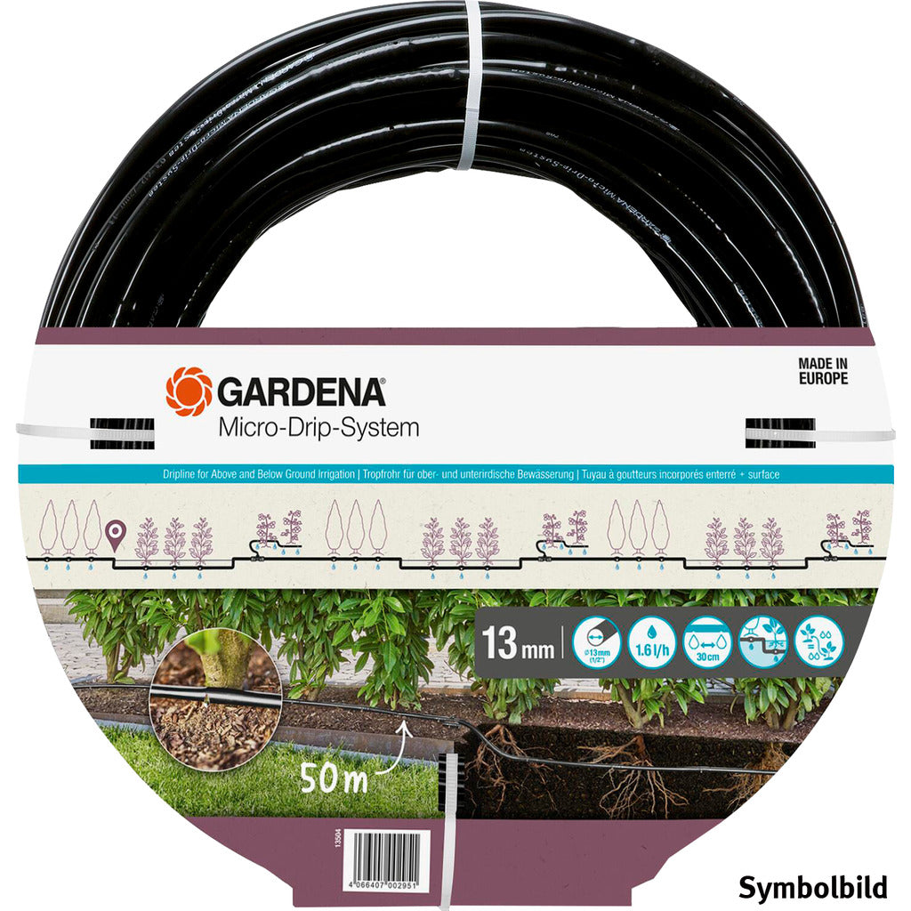 Drip pipe for above-ground and underground installation