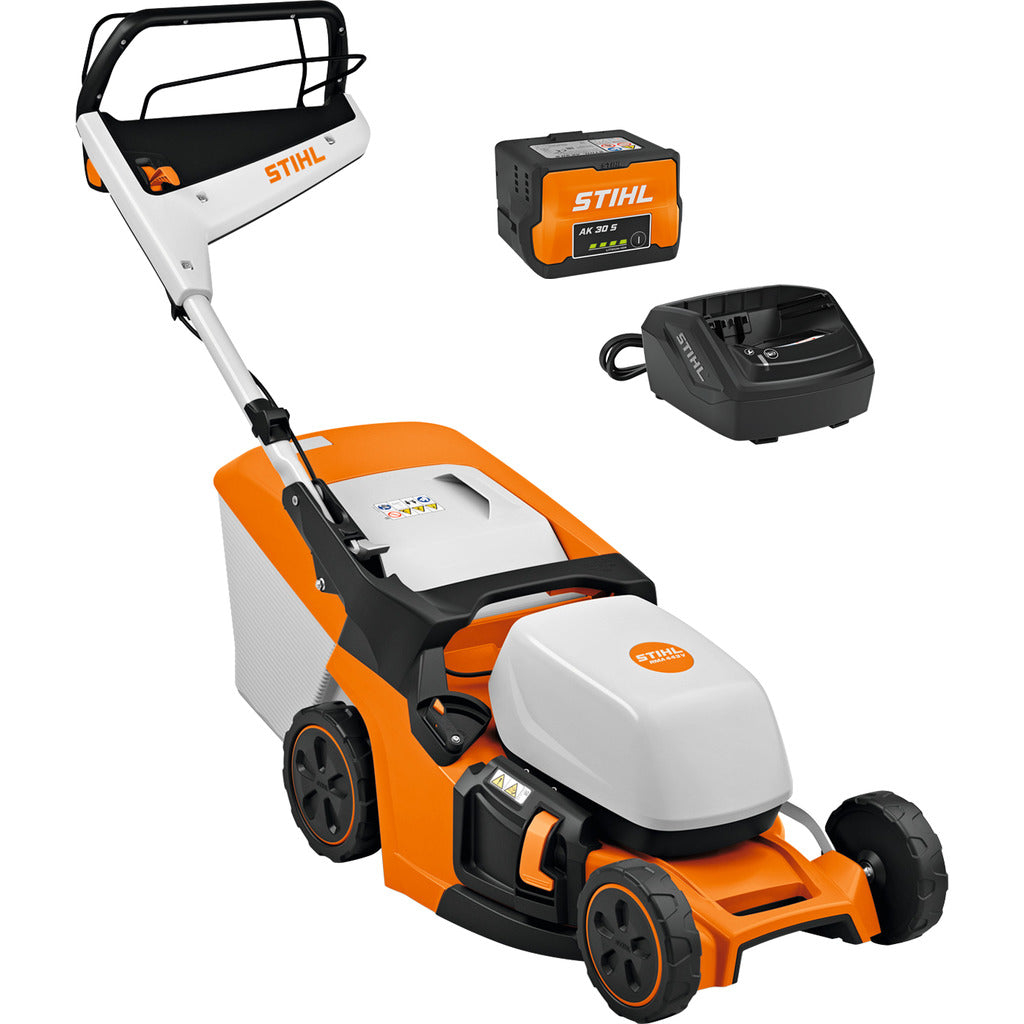 Stihl cordless lawn mower set RMA 443 V / with AK 30 S battery and charger