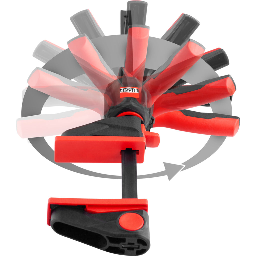 One-hand clamp with rotating handle / EZ360 - SET