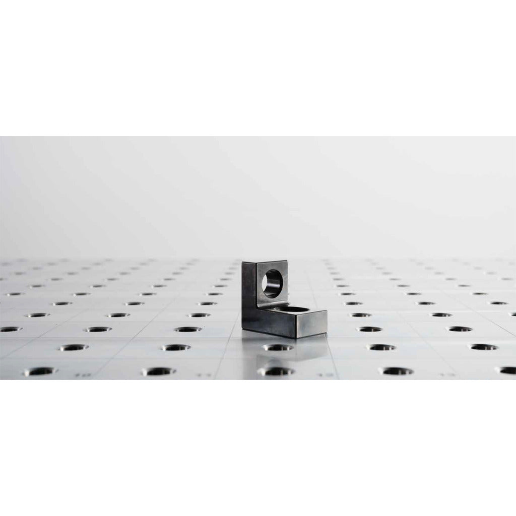 Schweißtisch Anschlagwinkel / 1-Loch / System 28