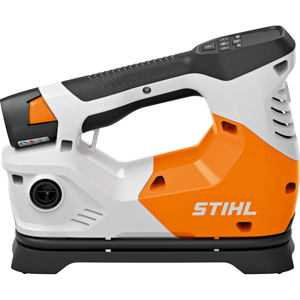 Stihl KOA 20 cordless compressor with AS 2 battery and charger