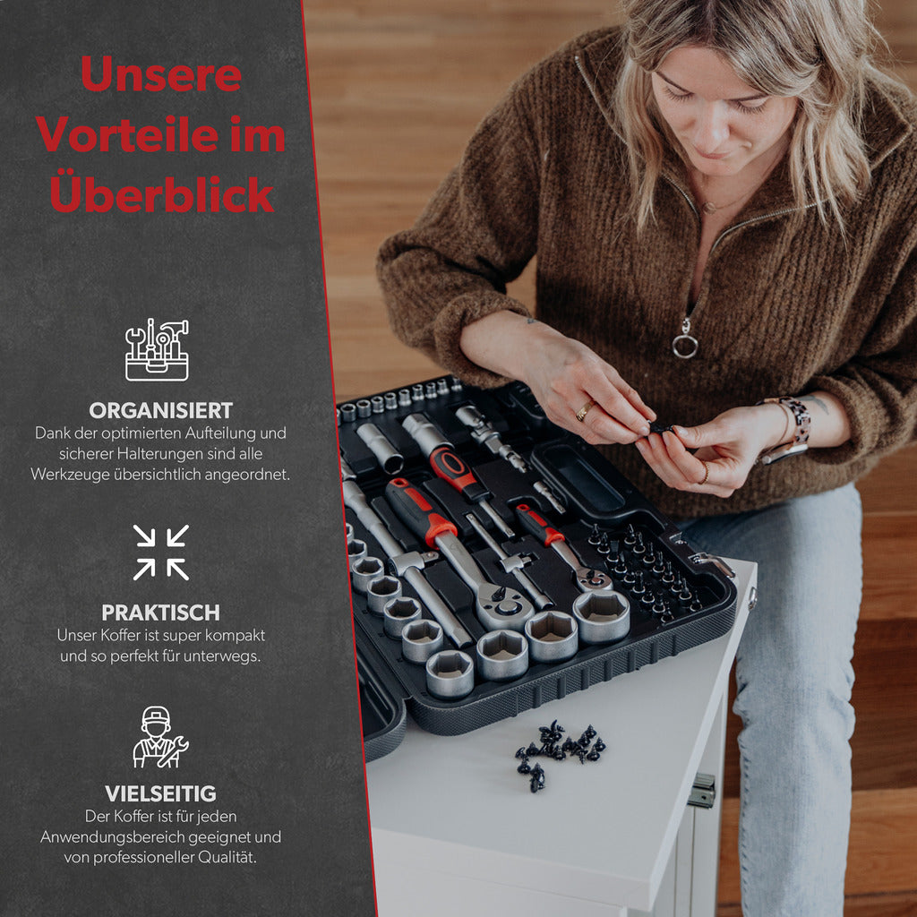 Siwitec socket wrench set / 65 pieces