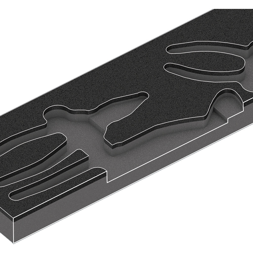 Pliers Set 1 9780 / 3-piece / with foam insert