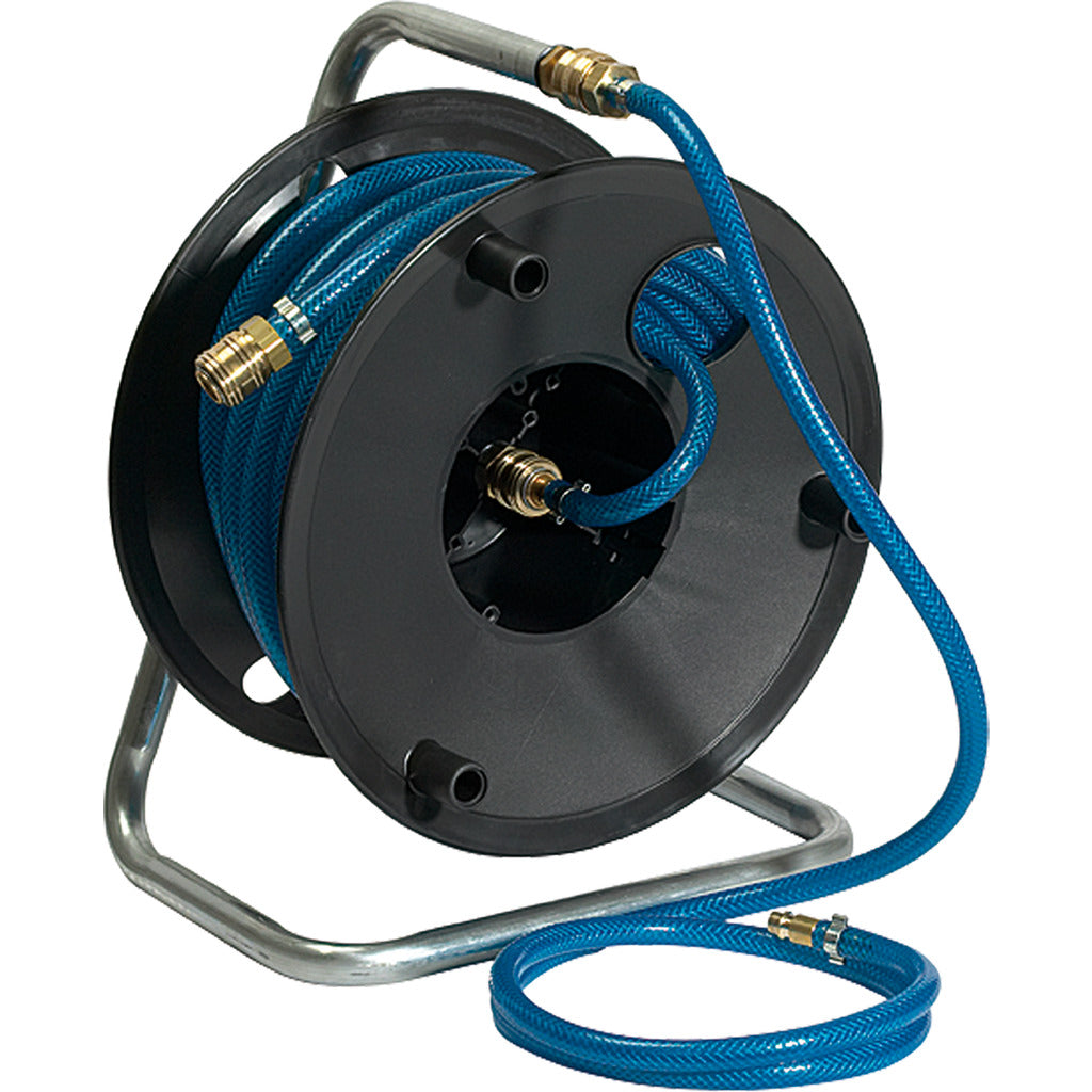 Compressed air hose reel