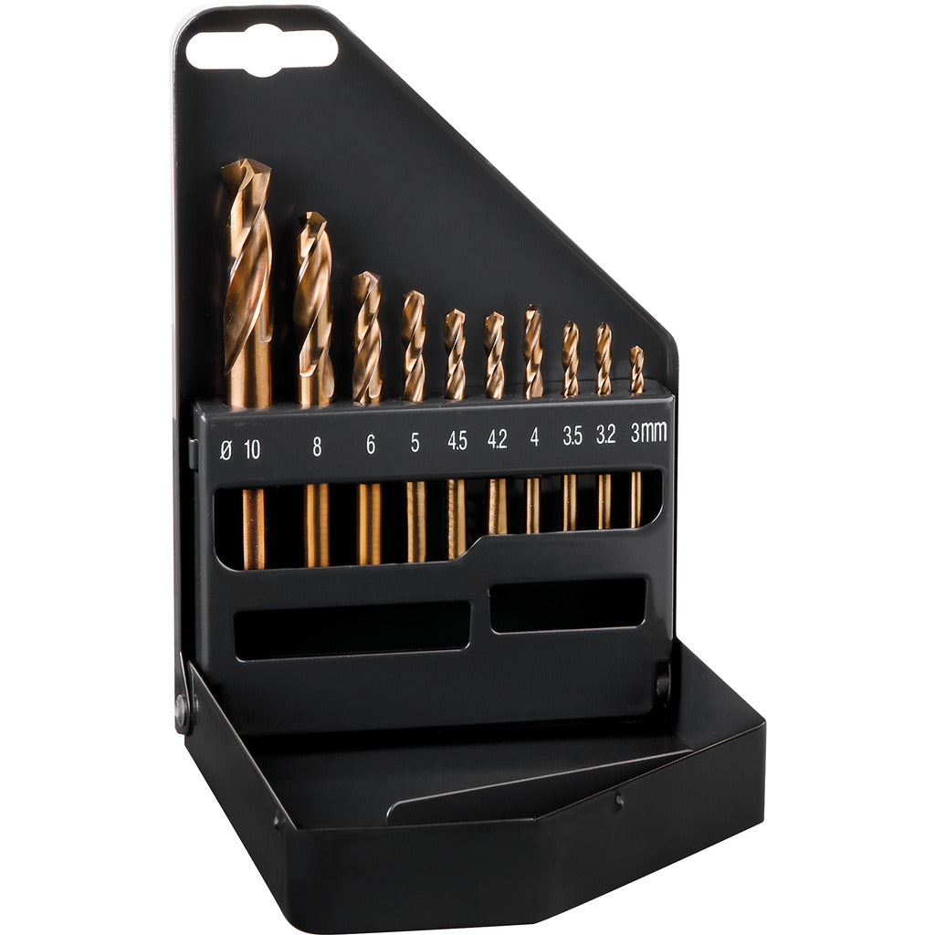 Set di punte elicoidali HSS PZ-Cobalt Grip KM 10