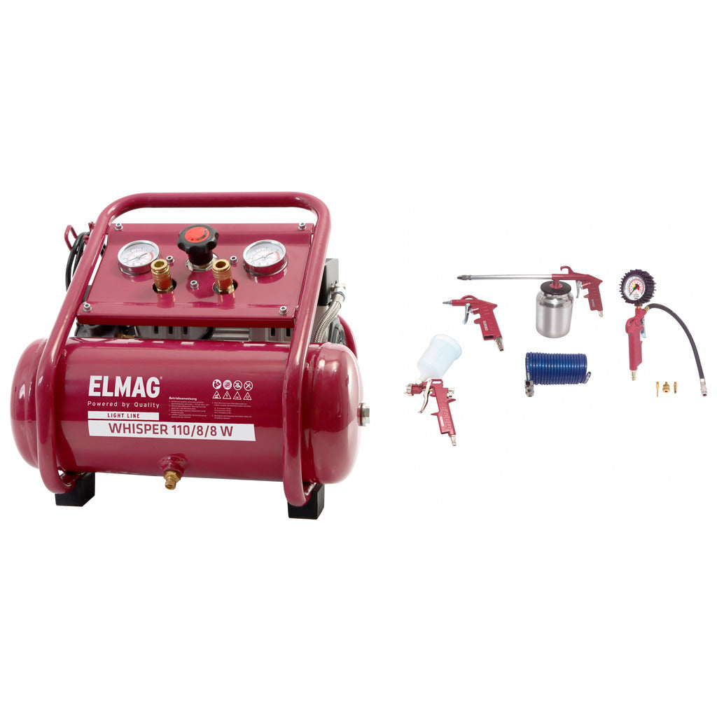 Whisper compressor WHISPER 110/8/8W