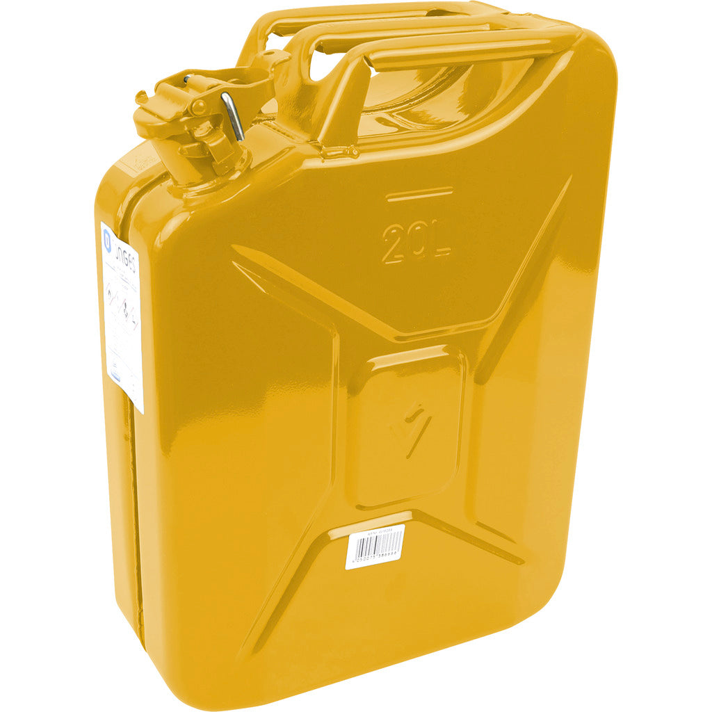 Sheet steel petrol canister