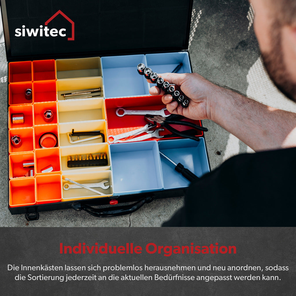 Siwitec Stahlblechkoffer / 7-teilig
