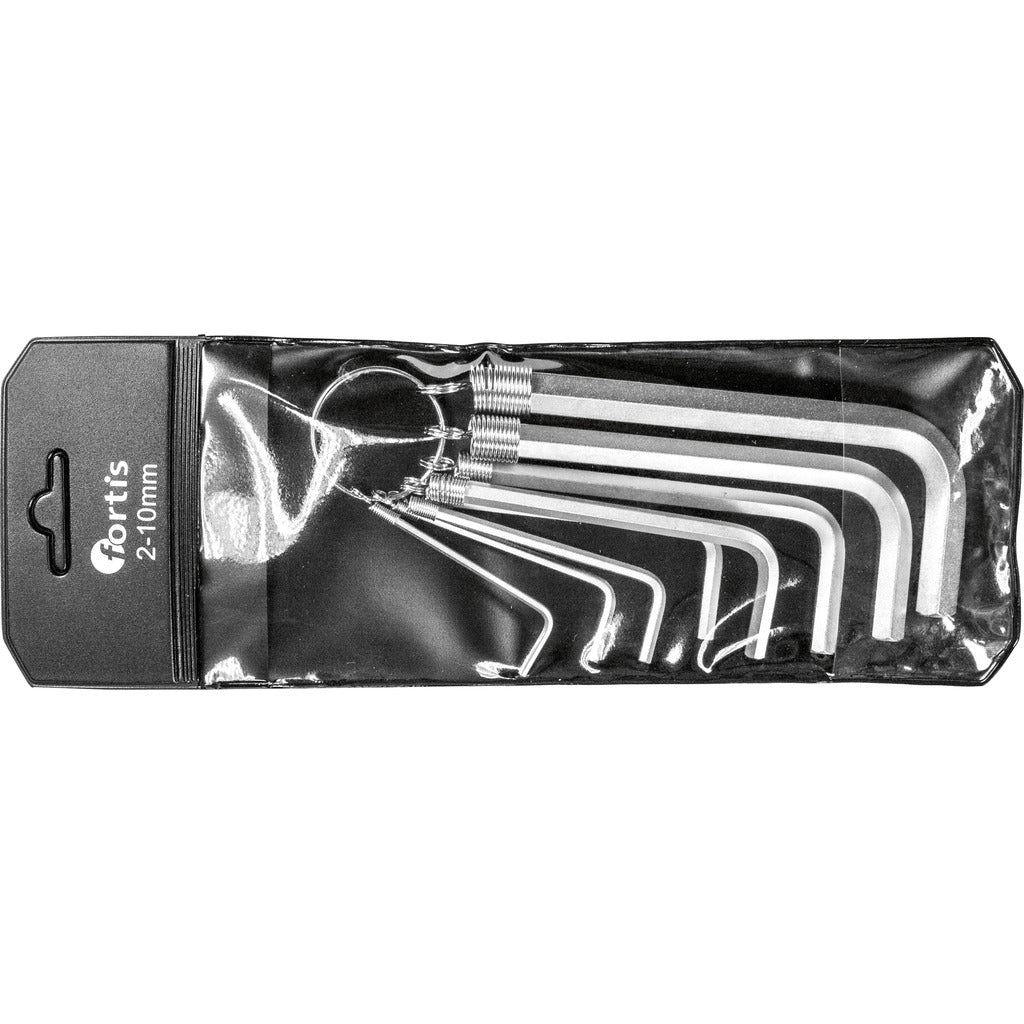 Allen key set on a ring / 8 pieces