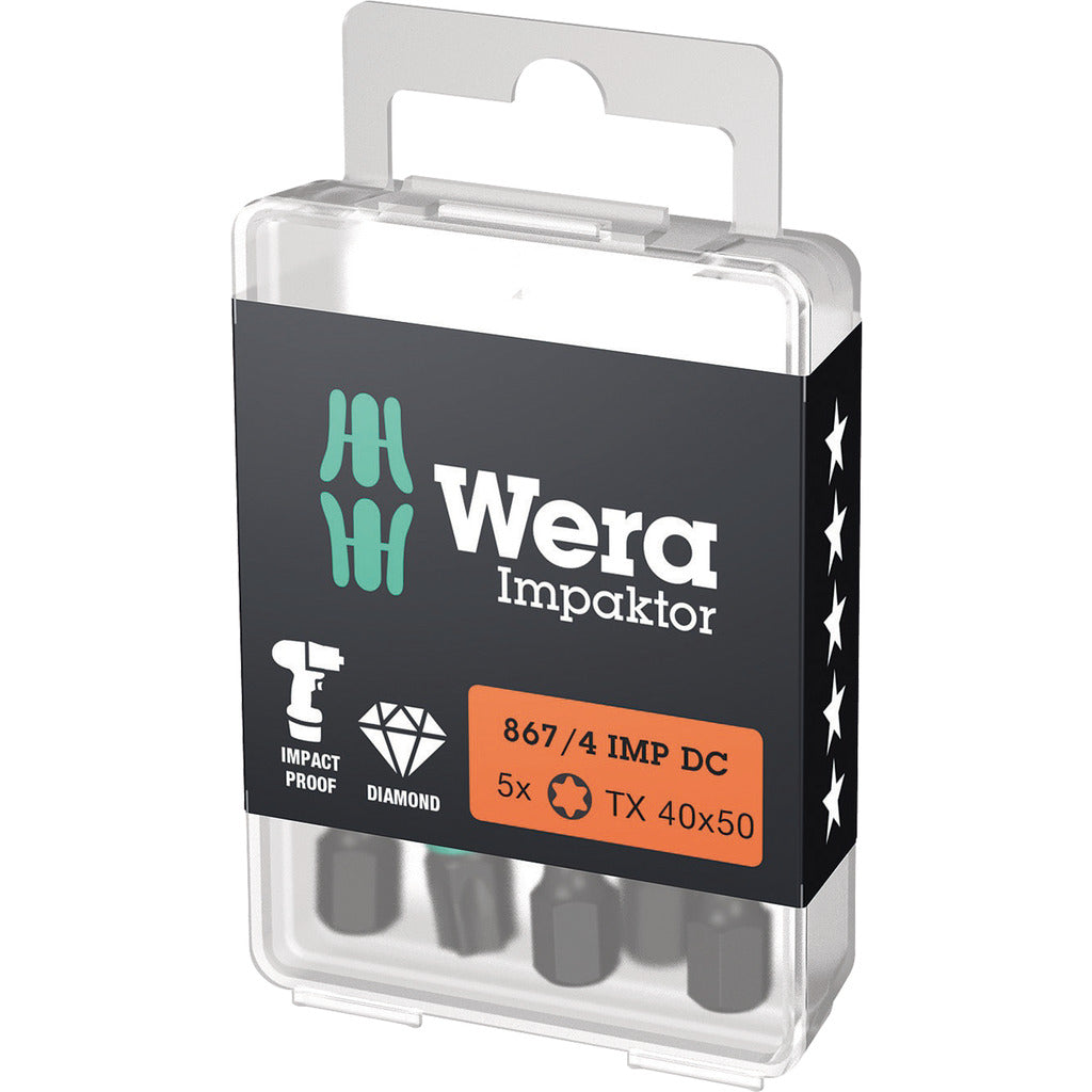 DIY Impaktor Bits 867/4 IMP DC TORX®