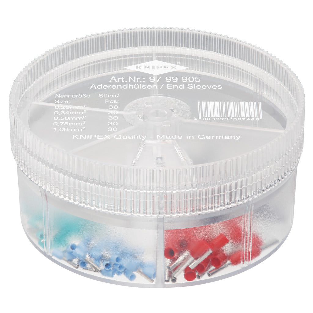 Terminali a bussola isolati Knipex - scatola assortimento