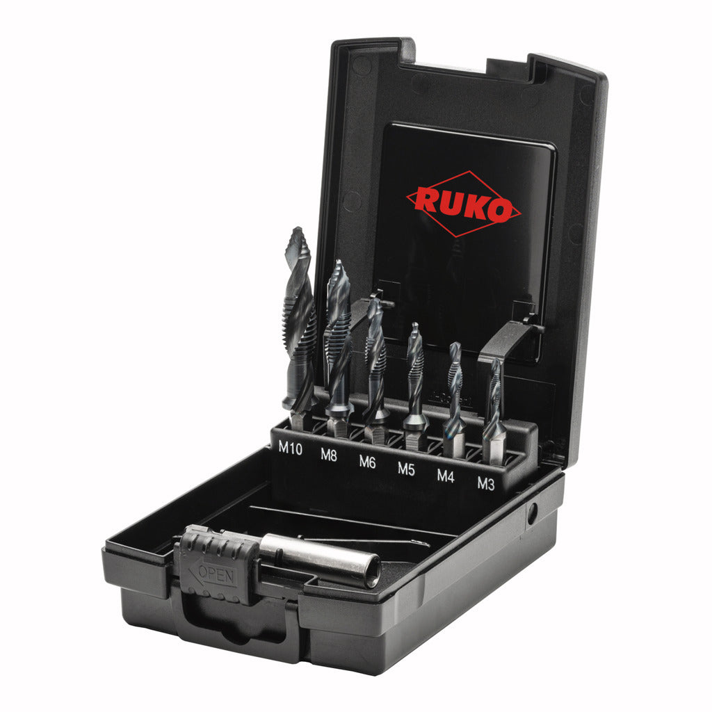 UC Kombigewindebohrer-Bit Set 7tlg Flowstep