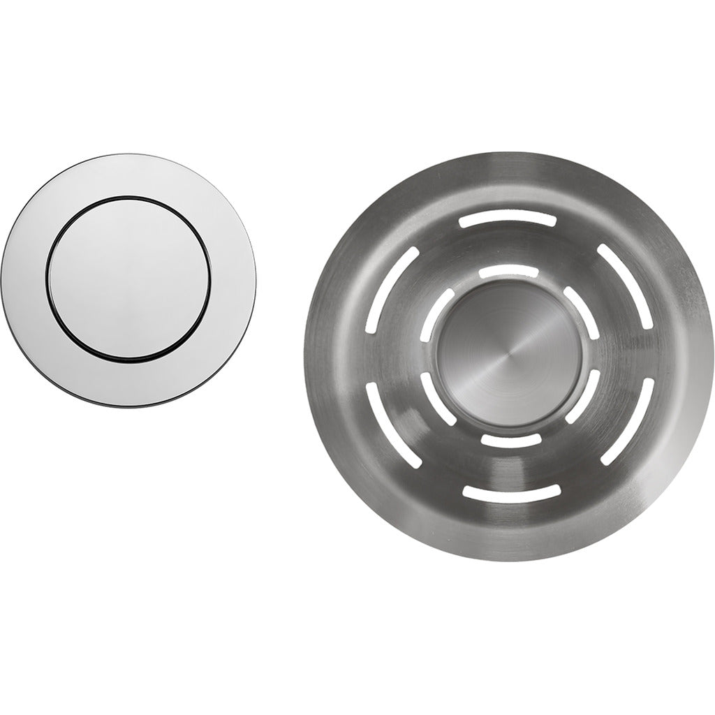 Turn knob set overflow round