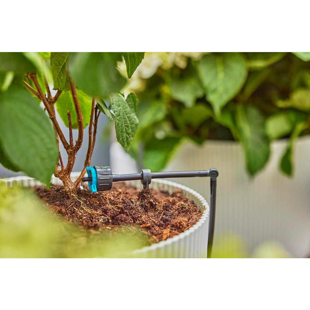 Gocciolatore terminale regolabile 1 - 8 l/h / regolazione della pressione