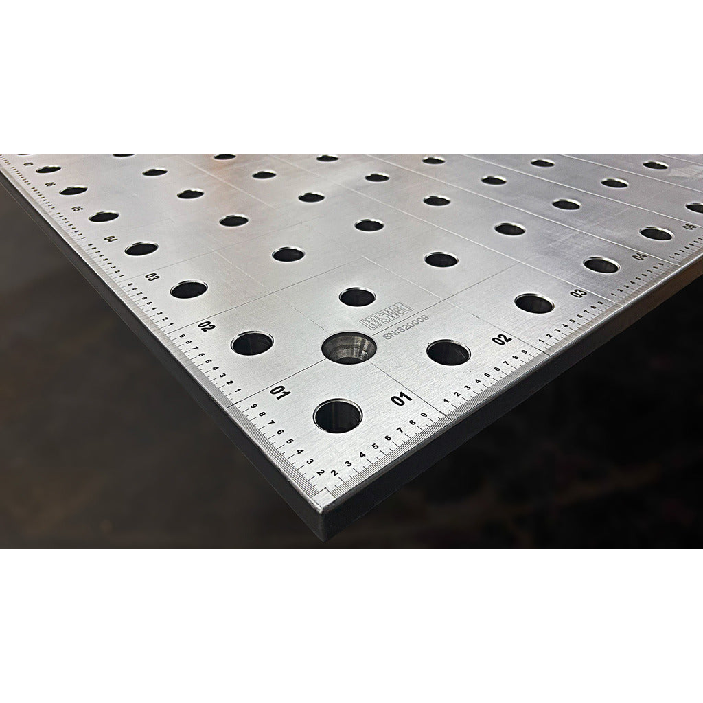 2D standard welding and clamping table / system 28 mm